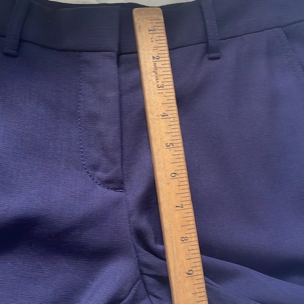 TORY BURCH navy blue wool trousers pants